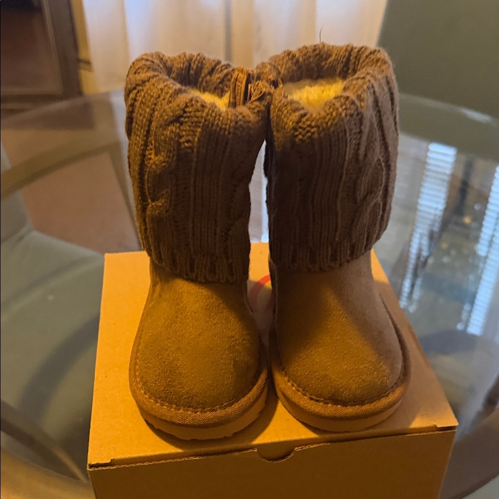 Live a Little Brown Kids Boots